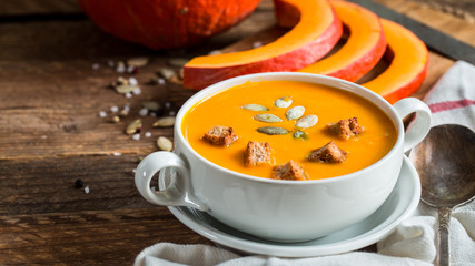 Pumpkin soup puree