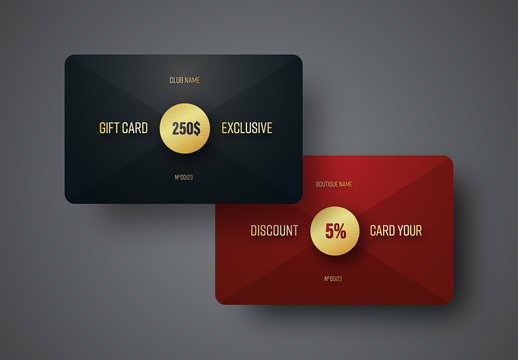 8 Gift Card Layouts 2