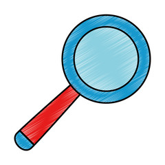 magnifying glass isolated icon
