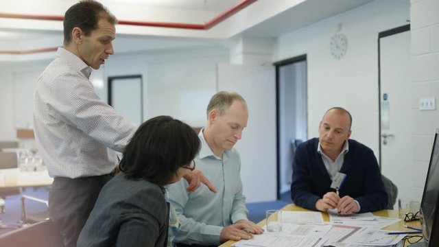  Real group at business seminar working together & learning new skills