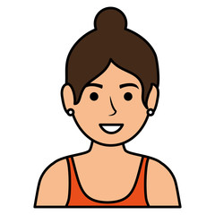beautiful woman avatar character