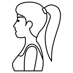 beautiful woman avatar character