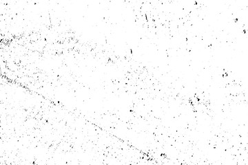 Distressed halftone grunge black and white vector texture -texture of old wall background for creation abstract vintage effect with noise and grain