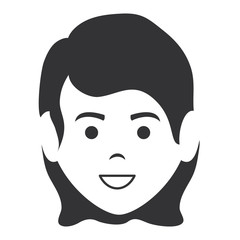 beautiful woman head avatar character