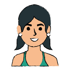 beautiful woman avatar character
