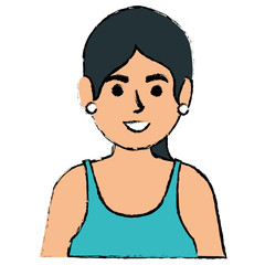 beautiful woman avatar character