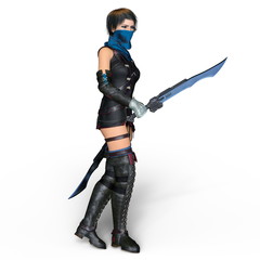 Obraz premium 女性騎士