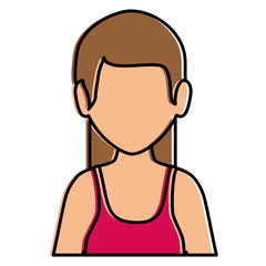 beautiful woman avatar character