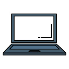 laptop computer isolated icon