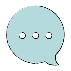 speech bubble isolated icon