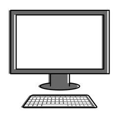 Fototapeta premium computer desktop isolated icon