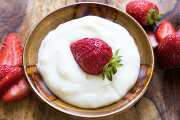 Strawberries and Yogurt