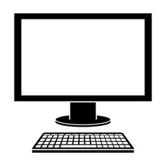 computer desktop isolated icon