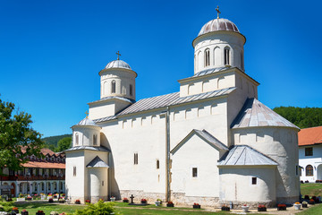 Prijepolje, Serbia August 02, 2017: The Mileseva Monastery