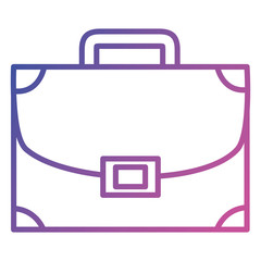 portfolio briefcase isolated icon