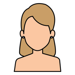 beautiful woman shirtless avatar character