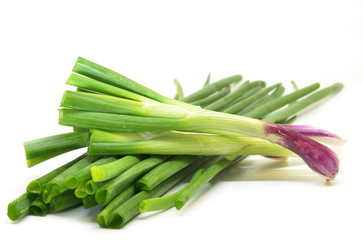 Fresh spring onions