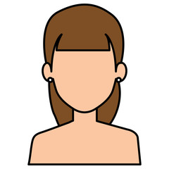 beautiful woman shirtless avatar character
