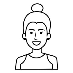 beautiful woman avatar character