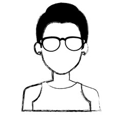 beautiful woman avatar character