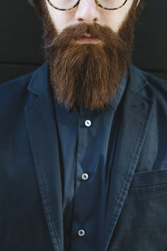 Man with long beard