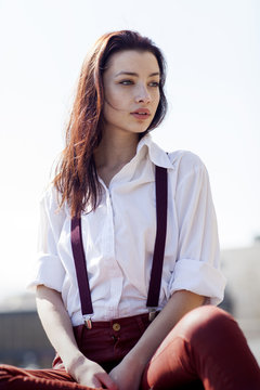 Beautiful young woman