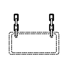 board sign icon over white background vector illustration