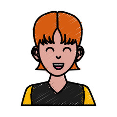 Young man cartoon icon vector illustration graphic design