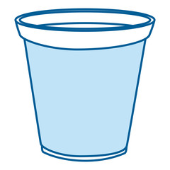 plastic laundry container icon