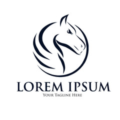 Fototapeta premium horse logo