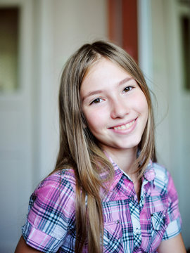 Portrait of teen girl