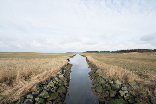 Canal on island Foehr