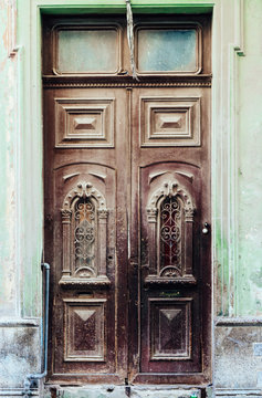 Colorful old door 