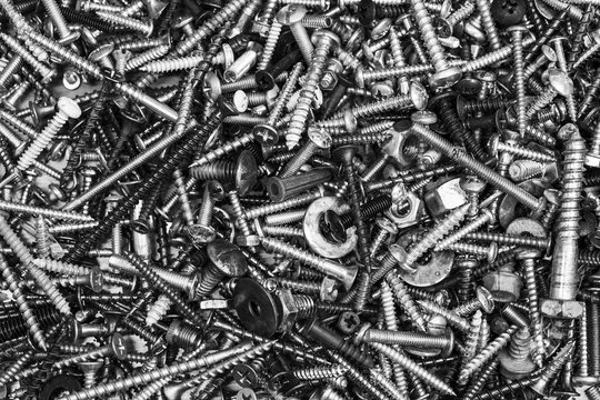 Organizing fasteners in the workshop