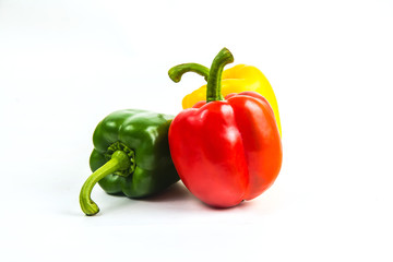 Bell pepper isolated on white background
