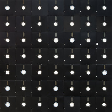 Full frame of diskettes