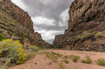 Obraz premium Diablo Canyon Storm Clouds