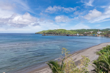 Fototapeta premium Basco port and beach in Batanes