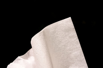 close up shot of white tissue