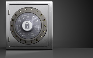 3d combination lock metal safe