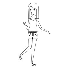 beautiful woman avatar character