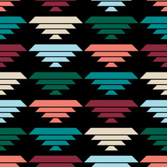 Chevron Pattern Design, Seamless Trendy Retro background