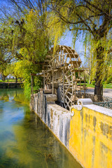 Garden of Tomar city. Santarem District. Portugal.