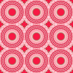 Seamless pattern in arabic style. Muslim, japanese, eastern, oriental , bright colorful background.