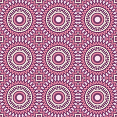 Seamless pattern in arabic style. Muslim, japanese, eastern, oriental , bright colorful background.