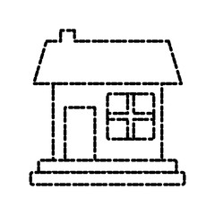 House real estate icon vector illustration graphic design