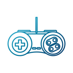 Old console gamepad icon vector illustration graphic design
