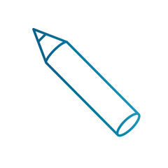 Wooden pencil isolated icon vector illustration graphic design