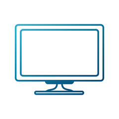 Tv media technology icon vector illustration graphic design