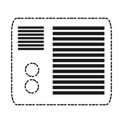 air conditioner icon over white background vector illustration